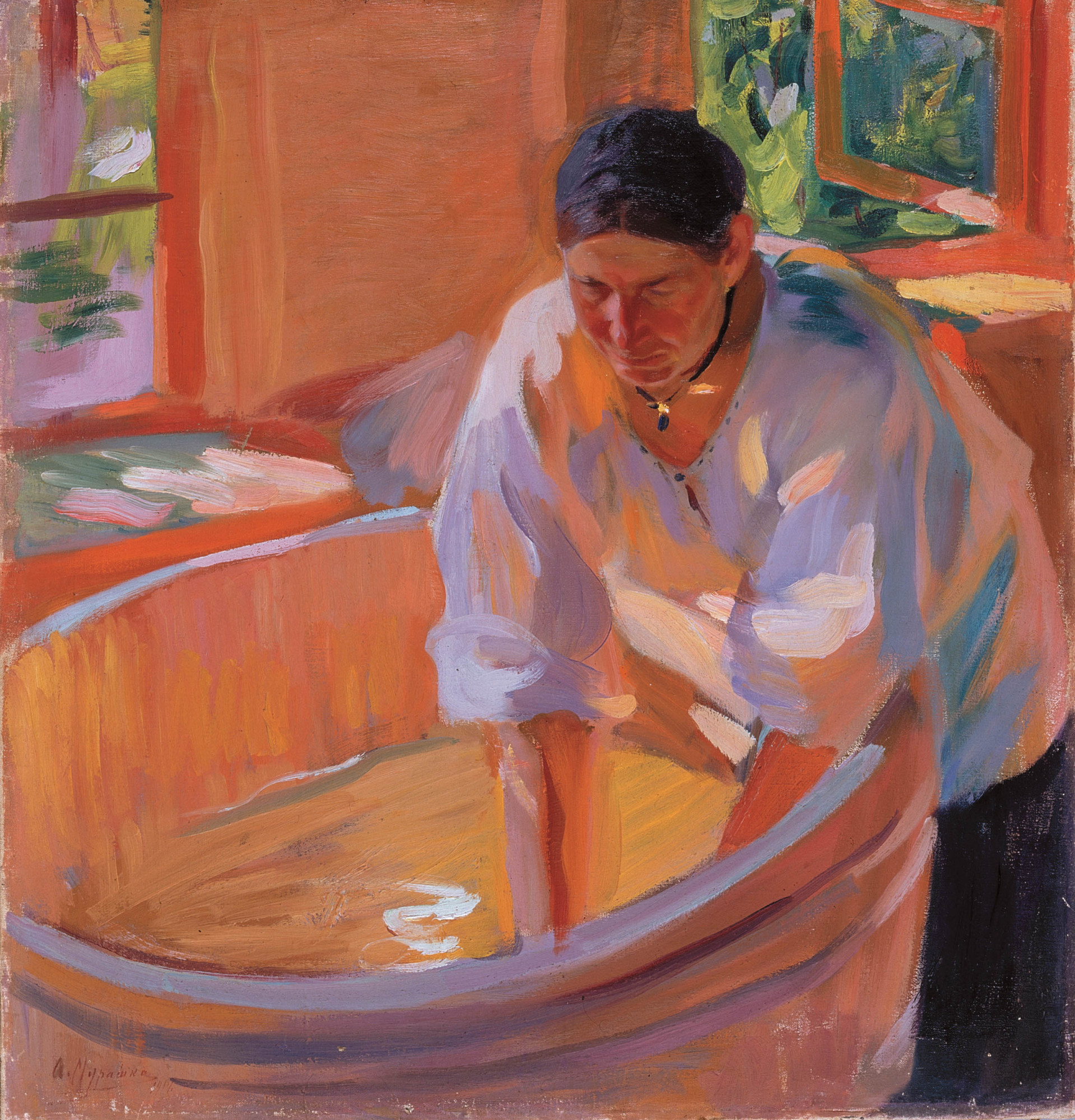 «Праля», Олександр Мурашко, 1914