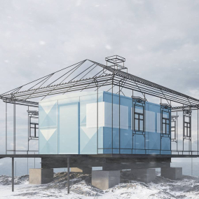 В Антарктиде установят арт-инсталляцию с дизайном от Balbek Bureau: визуализации