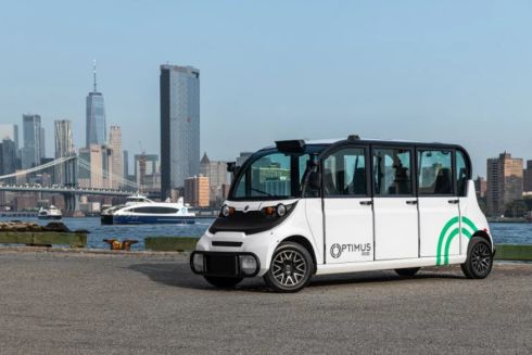 В Нью-Йорке запустили первый беспилотный автобусный маршрут