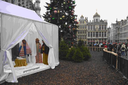 У Брюсселі викрали фігурку Ісуса зі скандального різдвяного вертепу