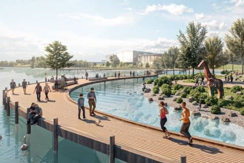 Киевсовет отложил решение о заказнике «Озеро Вырлица»: застройщик показал проект благоустройства местности