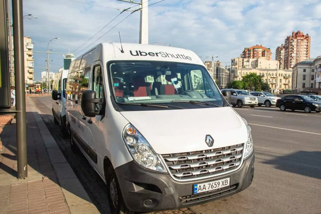 Uber Shuttle запустил пятый маршрут в Киеве