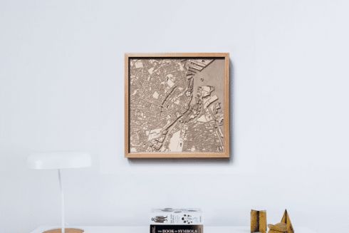 Польський художник створює 3D-карти різних міст світу