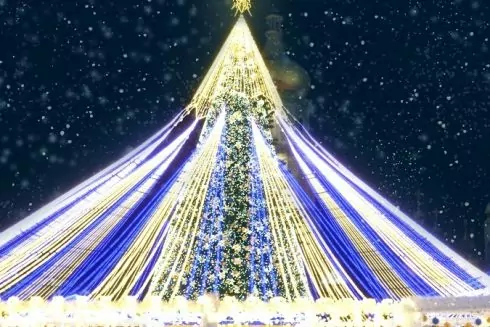 В Киеве приступили к подготовке по установке праздничной елки. Вот как она может выглядеть