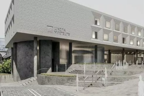 Як буде виглядати школа мистецтв з концертним залом у Львові: візуалізації