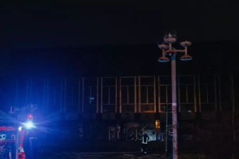 На Відрадному горів модерністський Палац культури імені Корольова