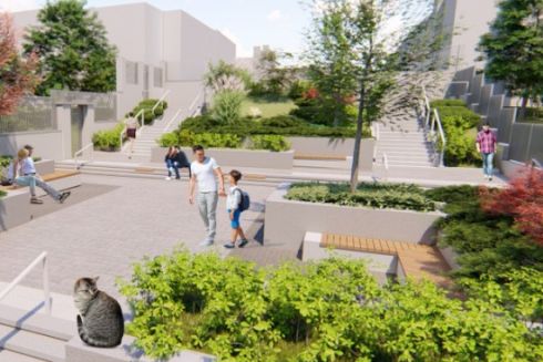 Дивіться, який громадський простір із мультимедійними зонами можуть облаштувати у Львові