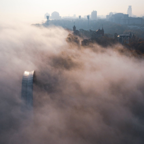 В Киеве сохраняется высокий уровень загрязненности воздуха из-за пыли