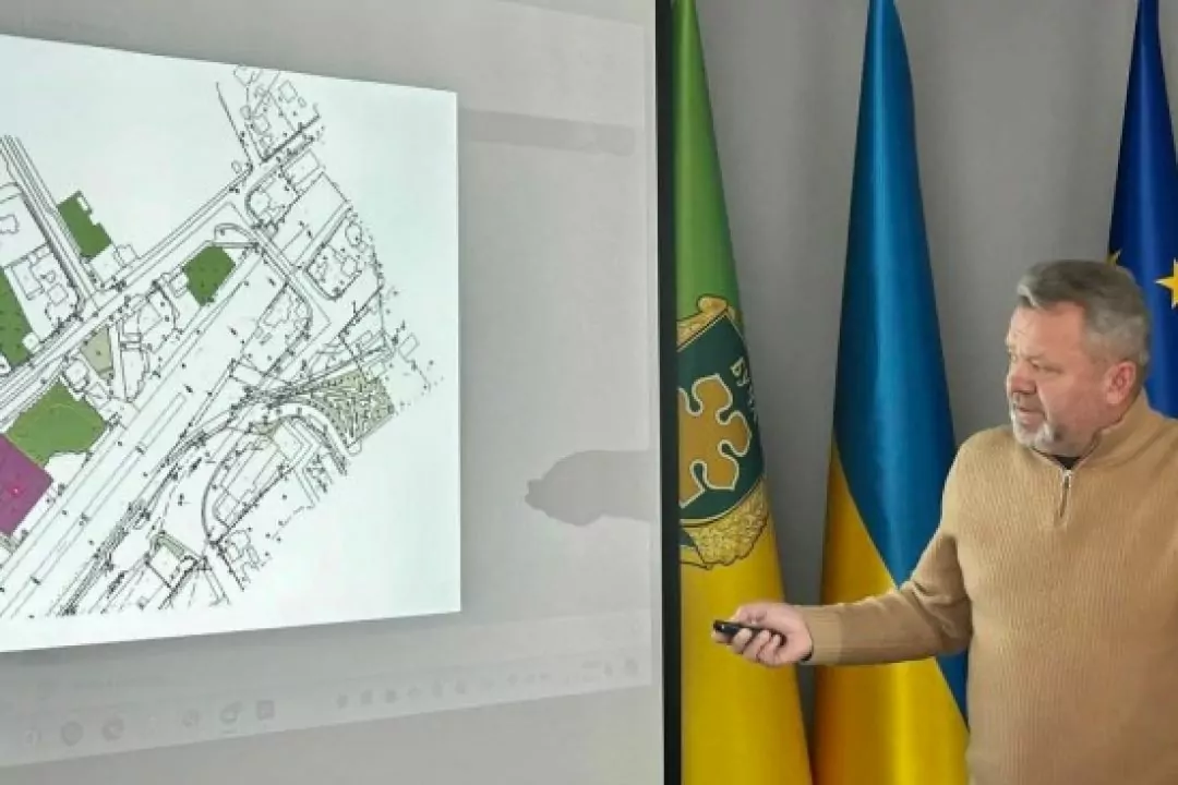 У Бучі реконструюють Вокзальну площу за допомогою 3D-принтера