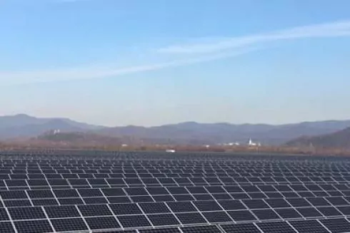 На Закарпатті замість звалища відкрили сонячну електростанцію