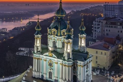 Світлина Андріївської церкви — у п'ятірці кращих на міжнародному конкурсі “Вікі любить пам’ятки”