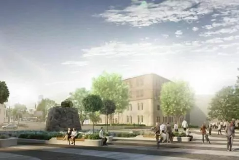 Як буде виглядати оновлена Арсенальна площа: візуалізація