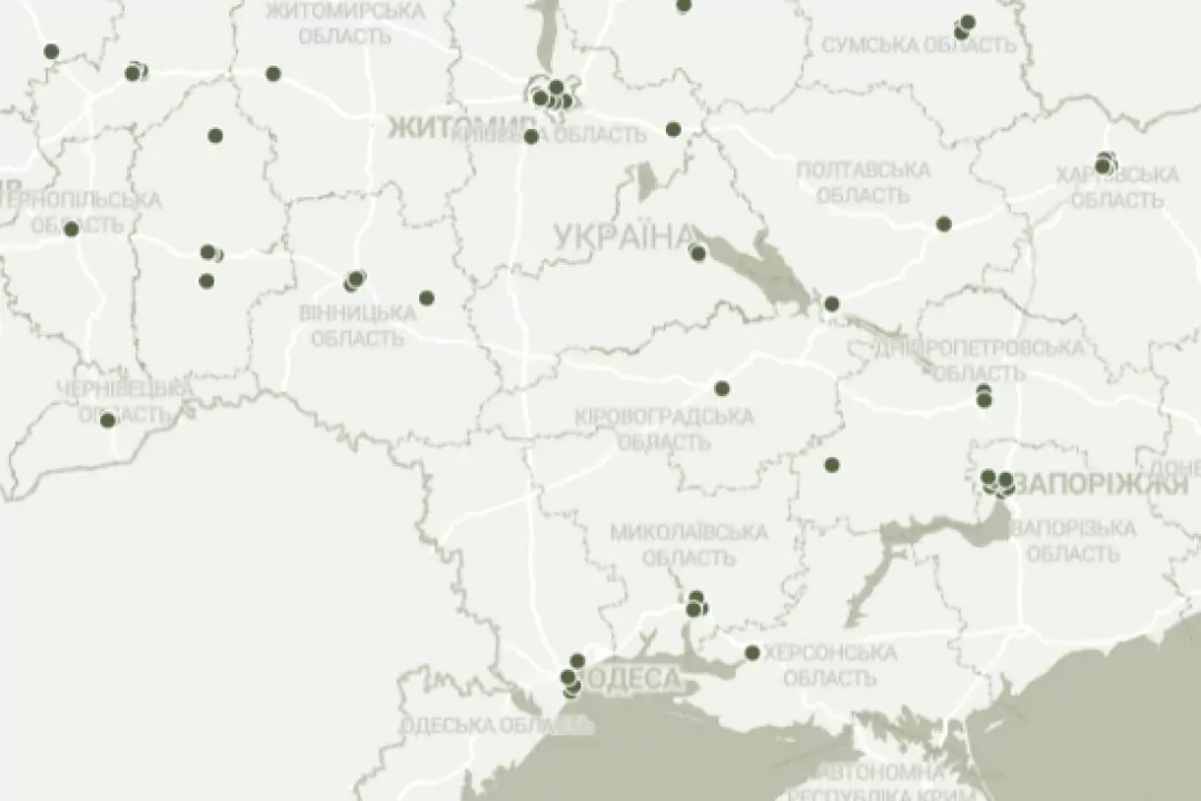 В Україні створили мапу вулиць, названих на честь загиблих військових