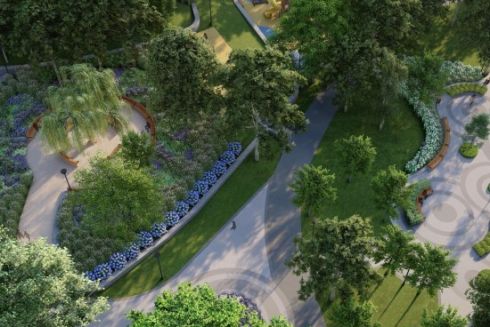 Павлівський сквер у Києві зроблять безбар’єрним: як він виглядатиме