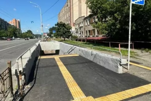 У Голосіївському районі з'явився інклюзивний маршрут для людей із вадами зору