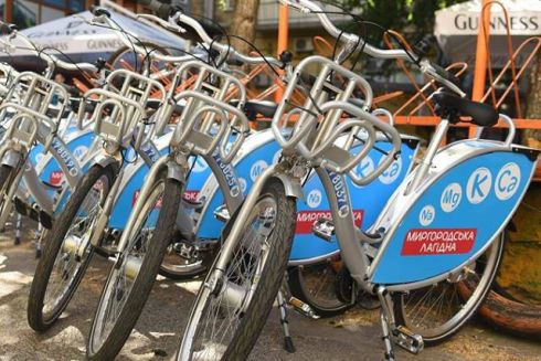 В Киеве запустили систему общественного велопроката