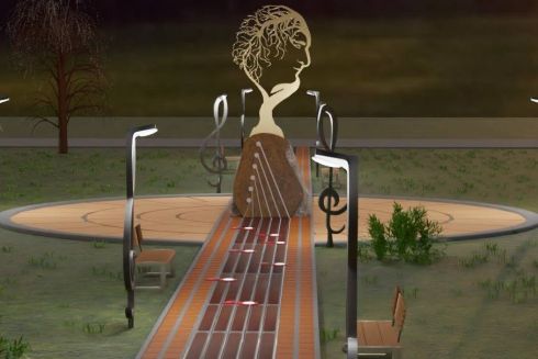 Алея Кузьми Скрябіна зі світломузичною інсталяцією з'явиться у парку «Позняки»