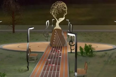 Алея Кузьми Скрябіна зі світломузичною інсталяцією з'явиться у парку &laquo;Позняки&raquo;