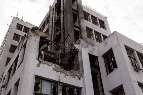 Пошкоджену авіабомбою будівлю Держпрому в Харкові відбудують разом із ЮНЕСКО