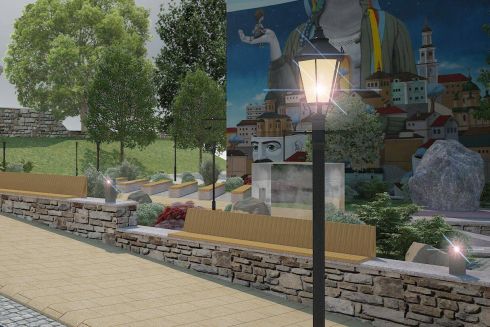 КМДА показала новий проєкт скверу Сліпака на Андріївському. Перший - розкритикували мешканці