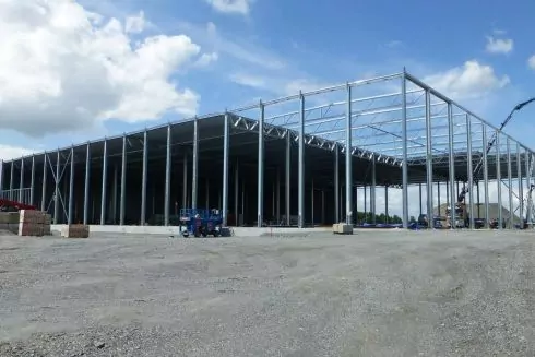 Шведская компания построила в Киевской области быстромонтируемое здание