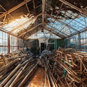 На ВДНХ продолжается восстановление оранжереи. Киевляне могут присоединиться и помочь