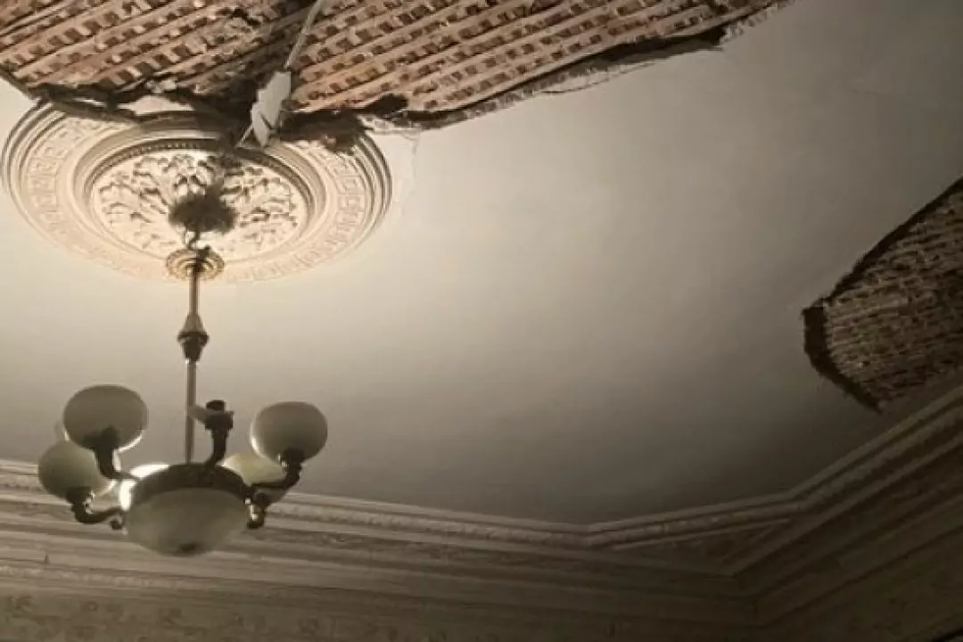 120-річна будівля спілки письменників постраждала через ракетний удар по Харкову