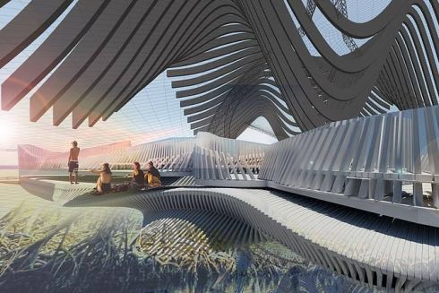 В Індійському океані хочуть побудувати курорт на острові зі сміття: візуалізації