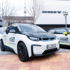 В Unit.City запускают сервис аренды электромобилей U.Go: как он будет работать