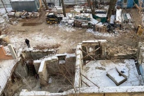 Забудовник відновив будівництво офісу на місці фундаментів палацу Кирила Розумовського