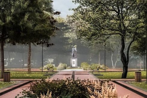 Яким може стати центральний парк-пам’ятка у Стрию після реконструкції: візуалізації