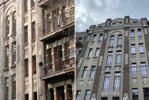 У Харкові закінчують реставрацію історичного будинку Лазаря Розенфельда: фото