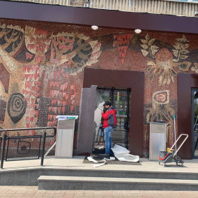 «Фора» відновить історичні мозаїки на фасаді будівлі, де відкриває магазин