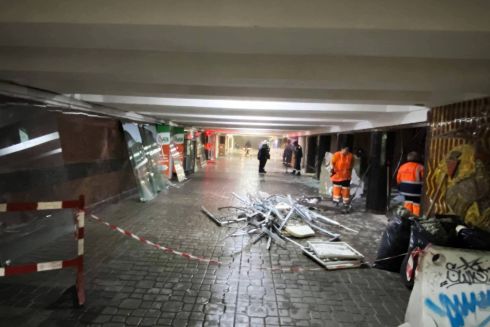 Подземные переходы на Майдане Независимости и возле автовокзала очистили от МАФов