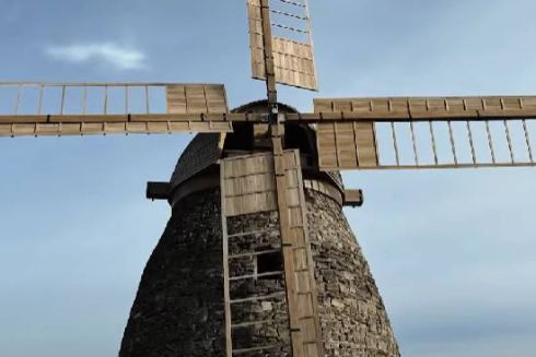 У музеї в Пирогові відновили вітряк, який 50 років чекав ремонту