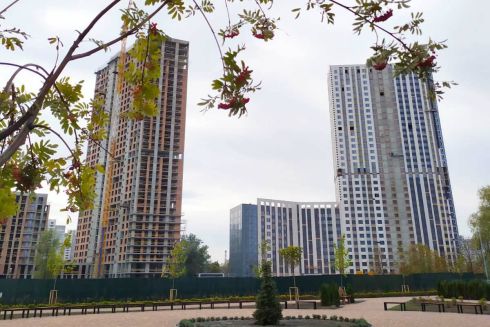 Как выглядит сквер в Голосеевском районе после ремонта: фото