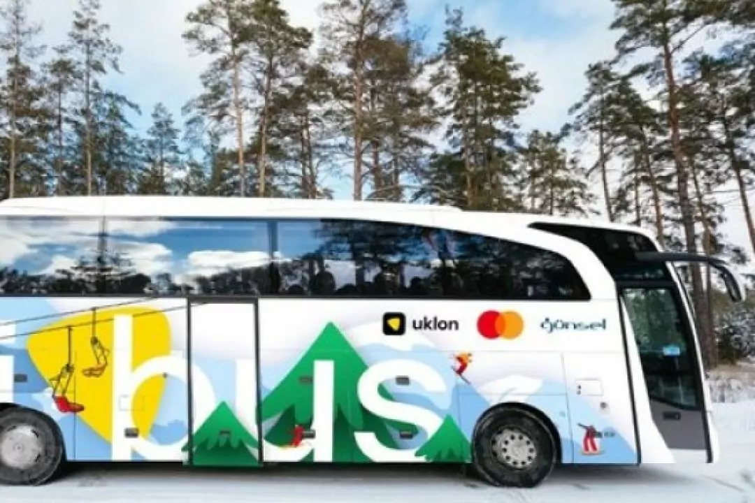 Uklon запускає щотижневий автобус із Києва до Буковеля