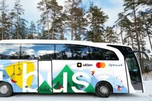 Uklon запускає щотижневий автобус із Києва до Буковеля