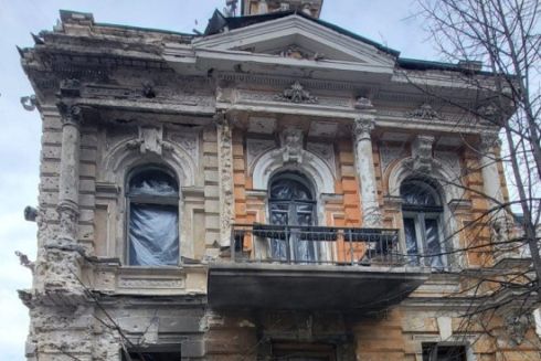 13 історичних пам’яток Києва постраждали через російську дронову атаку 1 січня