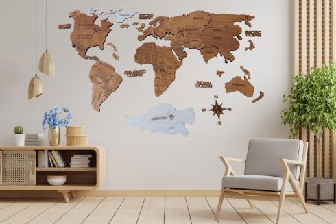 Украинская карта-конструктор с древними континентами собрала на Kickstarter $20 000