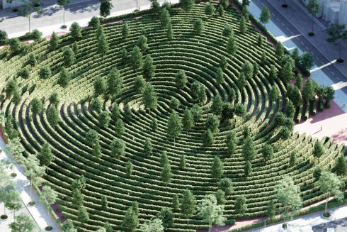 У Відні облаштують парк-лабіринт, щоб безпечно гуляти під час епідемії коронавірусу