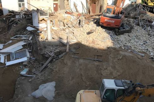 Усадьбу Барбана на Обсерваторной этой ночью все же снесли