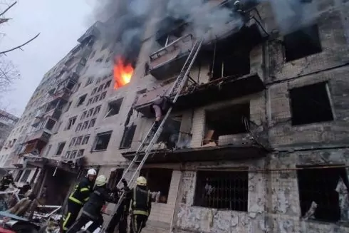 У Києві обстріляли завод &laquo;Антонов&raquo; та багатоповерхівку на Оболоні