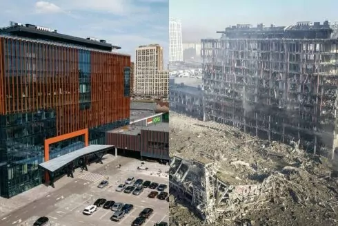 Обстрелянный россиянами ТРЦ Retroville полностью возобновил работу