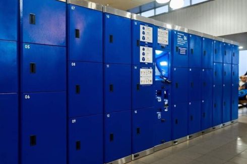 Фото. На железнодорожном вокзале Киева заработали автоматические камеры хранения