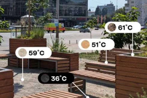 Урбаністи виміряли температуру поверхонь на вулицях і в парках Києва: вона сягає +60&deg;С