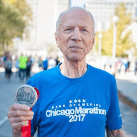 76-річний киянин виграв Чиказький марафон
