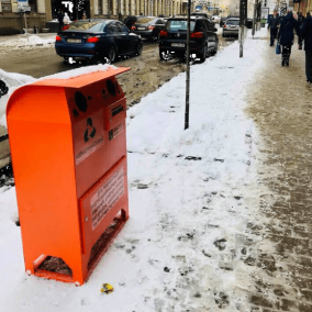 У Києві встановили перші контейнери для небезпечних відходів