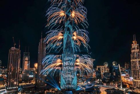 Видео: LED-шоу от украинцев на самом высоком небоскребе в мире