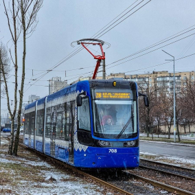 На левом берегу Киева проведут реконструкцию трамвайной линии